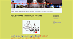 Desktop Screenshot of cath-peseux.ch